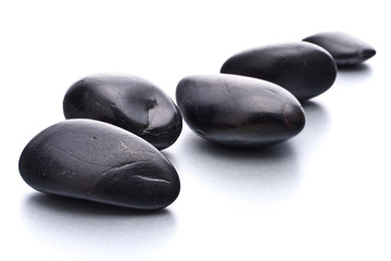 Zen pebbles. Stone spa and healthcare concept.