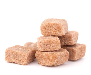 Lump brown cane sugar cubes