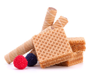 Wafers or honeycomb waffles