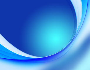 Obraz premium 青のアブストラクト