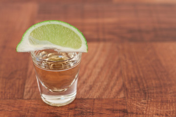 Shots of tequila