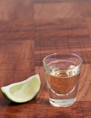 Shots of tequila