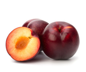 Naklejka na ściany i meble Red plum fruit