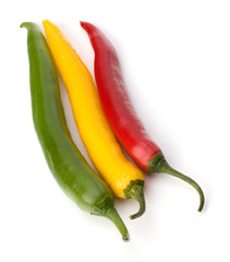 Chili pepper isolated on white background