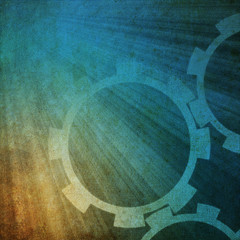 Paper with pattern gear background Style Grunge
