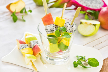 Fruits salad [Fruits salad skewer ]