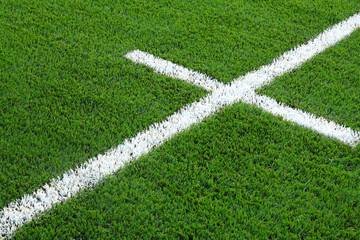 Naklejka premium soccer field grass