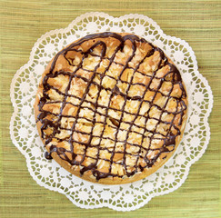 Apfelkuchen auf Kaffeetafel