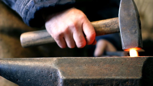 Blacksmith at work
