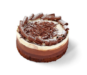 cream chocolate cake sweet food