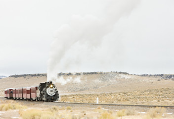 Fototapeta premium Cumbres and Toltec Narrow Gauge Railroad, Colorado, USA