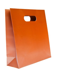 shopping bag, orange  color