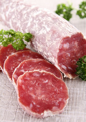 sausage and parsley