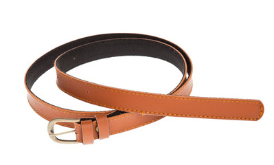 leather brown belt