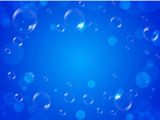 Abstract water drops background and space for your text.