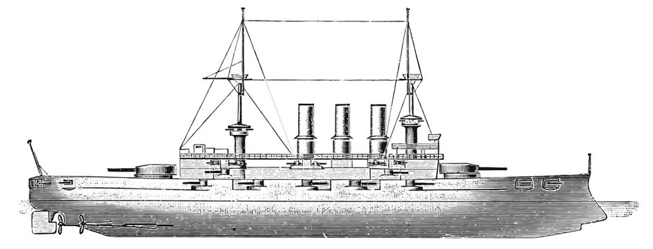 Battleship HMS Lord Nelson, 1905