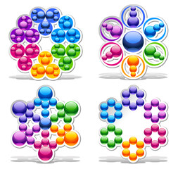 Set of vector design elements 92