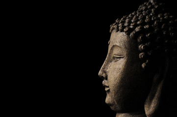 Buddha head background