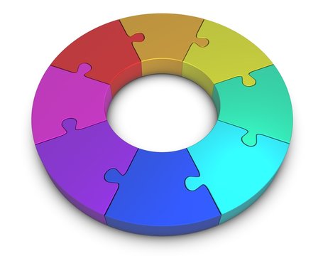 Puzzle Farbkreis