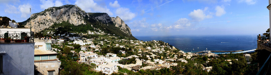 Fototapeta na wymiar Panorama Capri