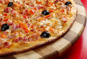 Pizza ham