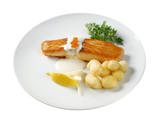 Salmon  with potato