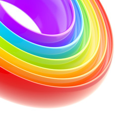 Obraz premium Rainbow stripe abstract background