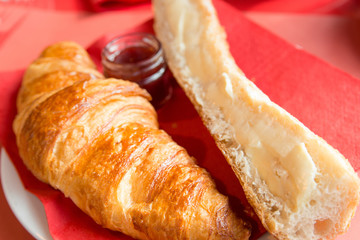 fresh croissant