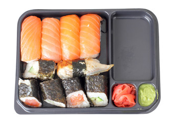 Japan rolls in black plate