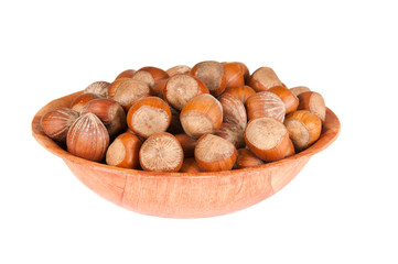 Hazelnuts in a bowl
