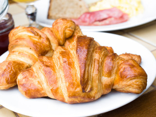 fresh croissant
