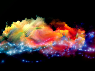 Obraz na płótnie Canvas Nebulas of color