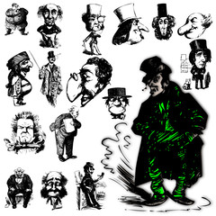 character action unca pale style design costume