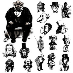 character action unca pale style design costume