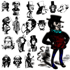 character action unca pale style design costume