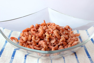 Nordseekrabben geschält