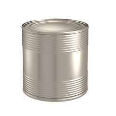 Tin with blank label