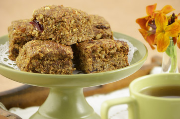 Healthy granola squares