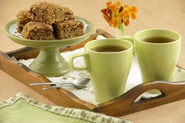 Healthy granola squares