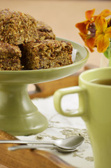 Healthy granola squares