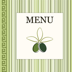 Menu card