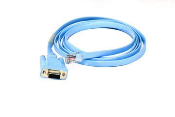 A  cable with connectors pc to console switch for manage