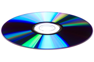 CD/DVD disk over white
