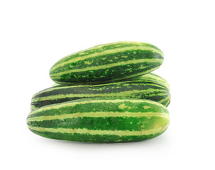 Cucumber isolated over white background