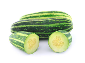 Cucumber isolated over white background