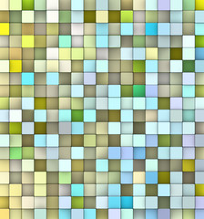 abstract 3d gradient backdrop in multiple yellow blue green