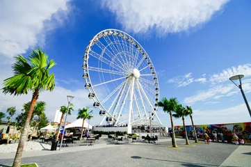 Wall murals Kuala Lumpur Eyes on malaysia-ferris wheel at kuala lumpur, malaysia