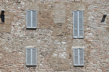 Fototapeta na wymiar Italian style shutters