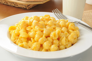 Bowl of macaroni and cheese