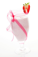 Strawberry milkshake.